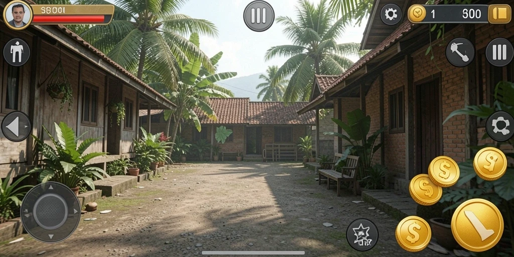 Tampilan menu utama BUKTI4D yang menarik.