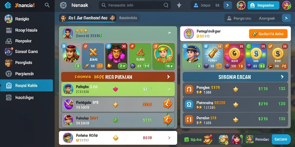 Tangkapan layar menunjukkan antarmuka utama JELAS777.