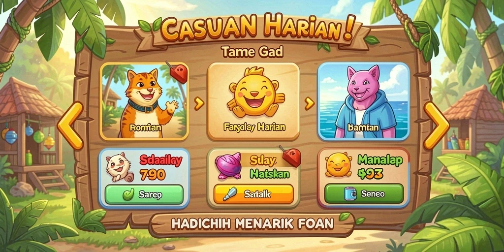 Tampilan antarmuka yang modern dan menarik.