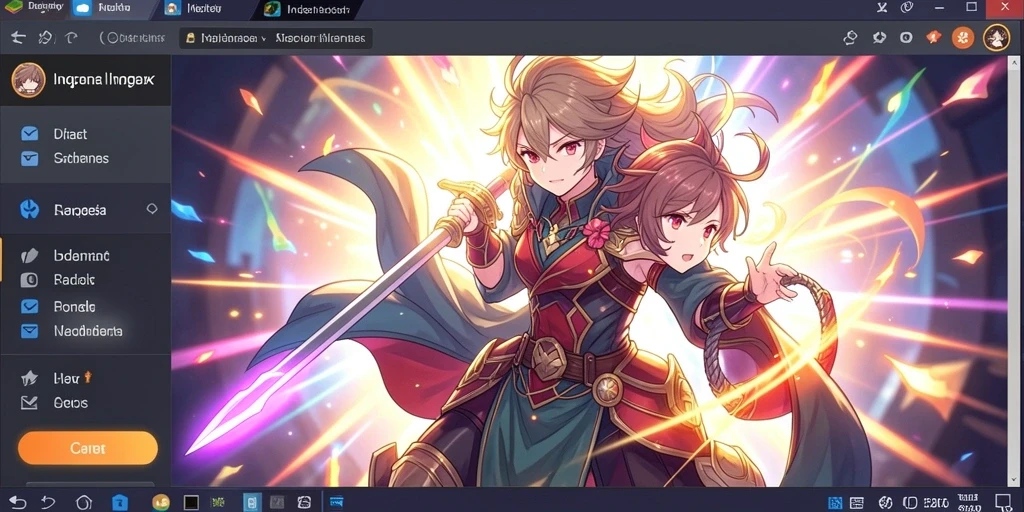 Screenshot menunjukkan tampilan utama game yang menarik.